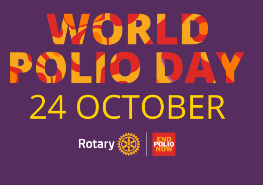 World Polioday- Askøy Rotary Klubb gir 12.000 NOK